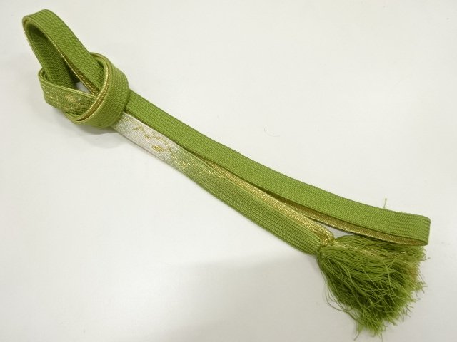 JAPANESE KIMONO / HAND-TIED OBIJIME CORD